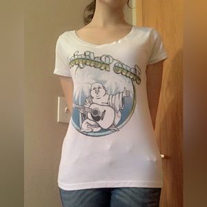 True Religion White Tee